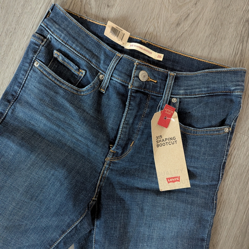 Levi's Women's Blue Shaping Bootcut Jeans